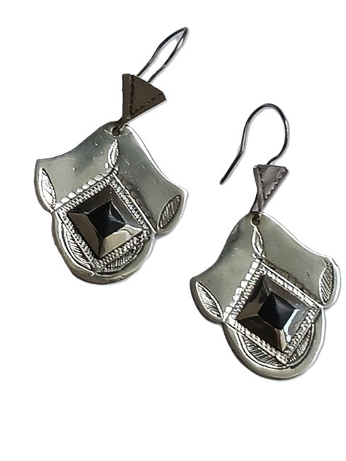 Boucles d'oreilles touareg en argent