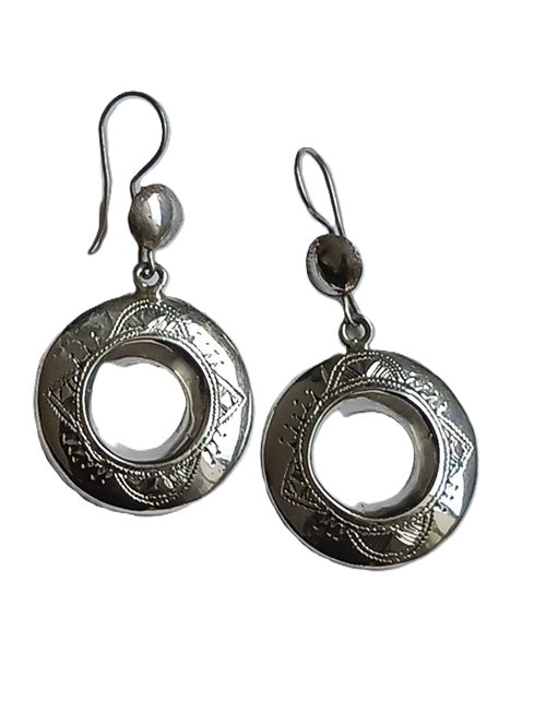 Boucles d'oreilles touareg en argent