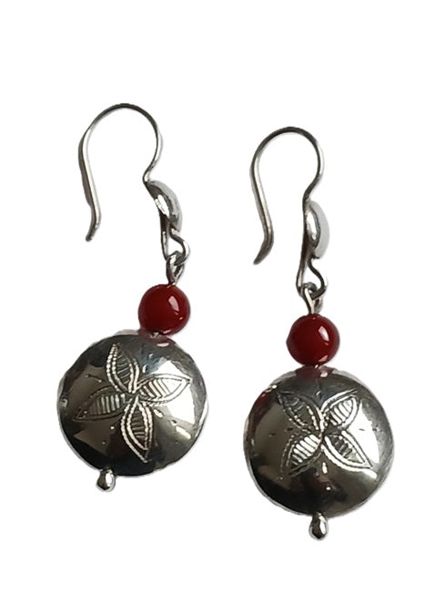 Boucles d'oreilles touareg en argent