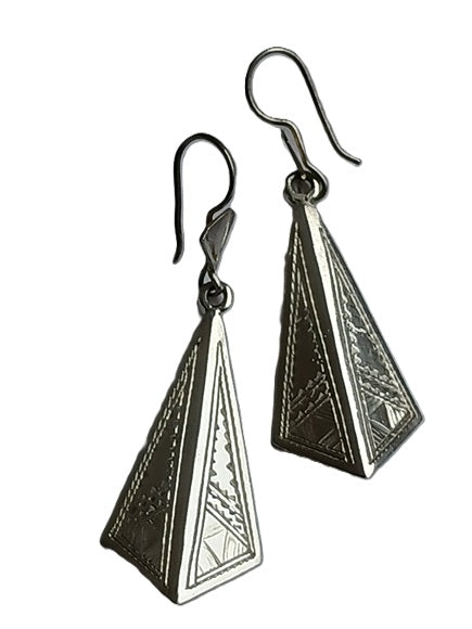 Boucles d'oreilles touareg en argent