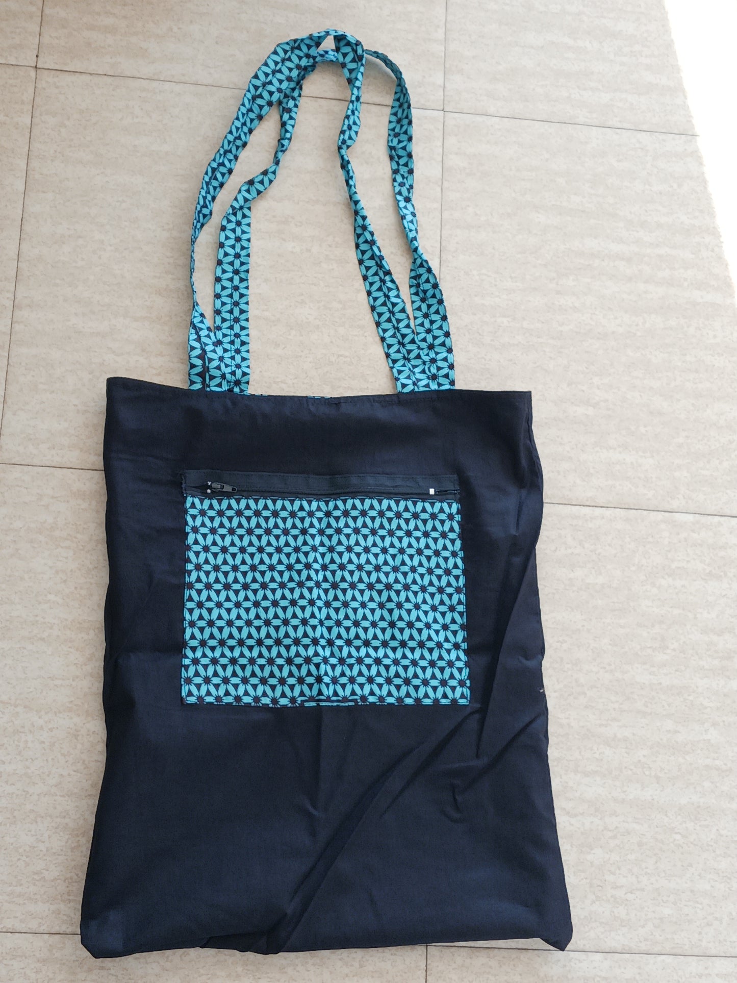 Sac en tissu Tote bag - Doublé avec poche intérieure