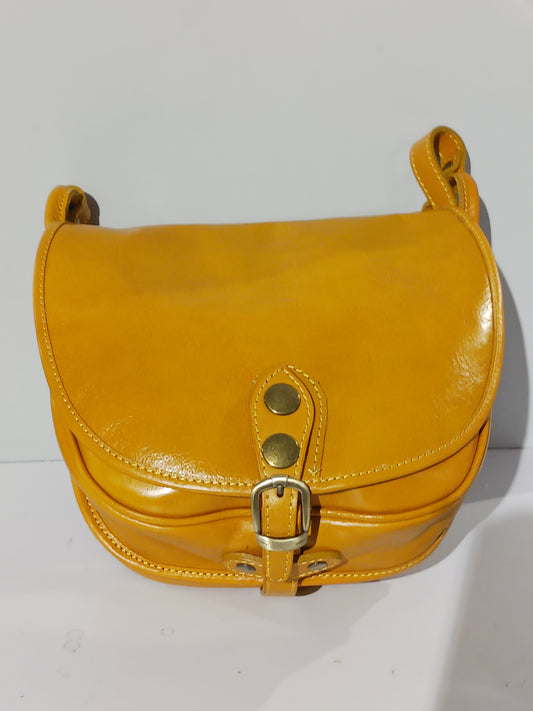 Sac à main en cuir - Datte