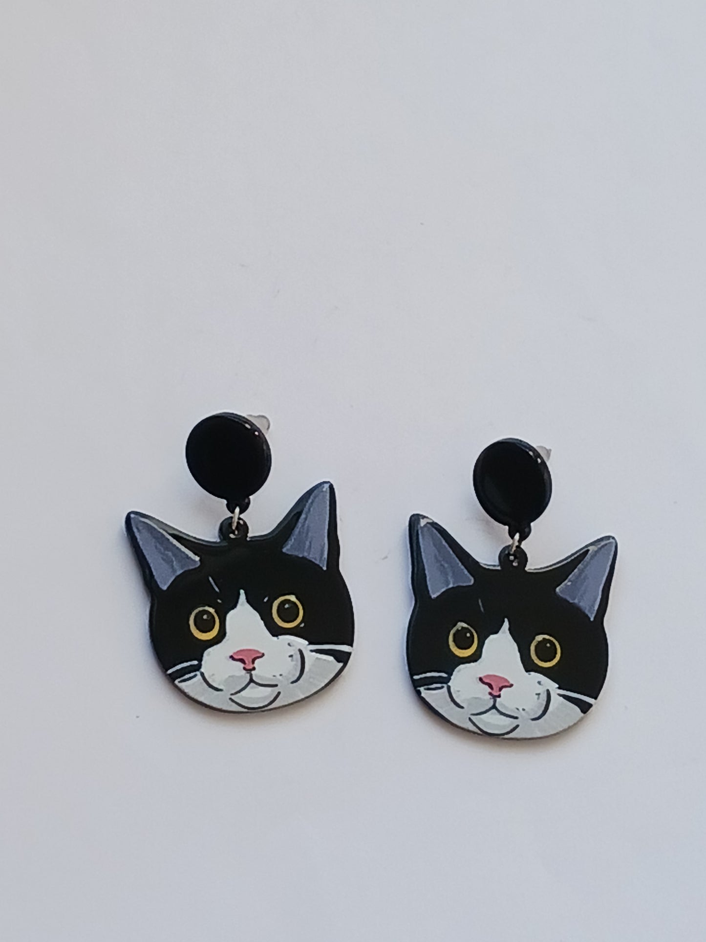 Boucles d'oreilles chat