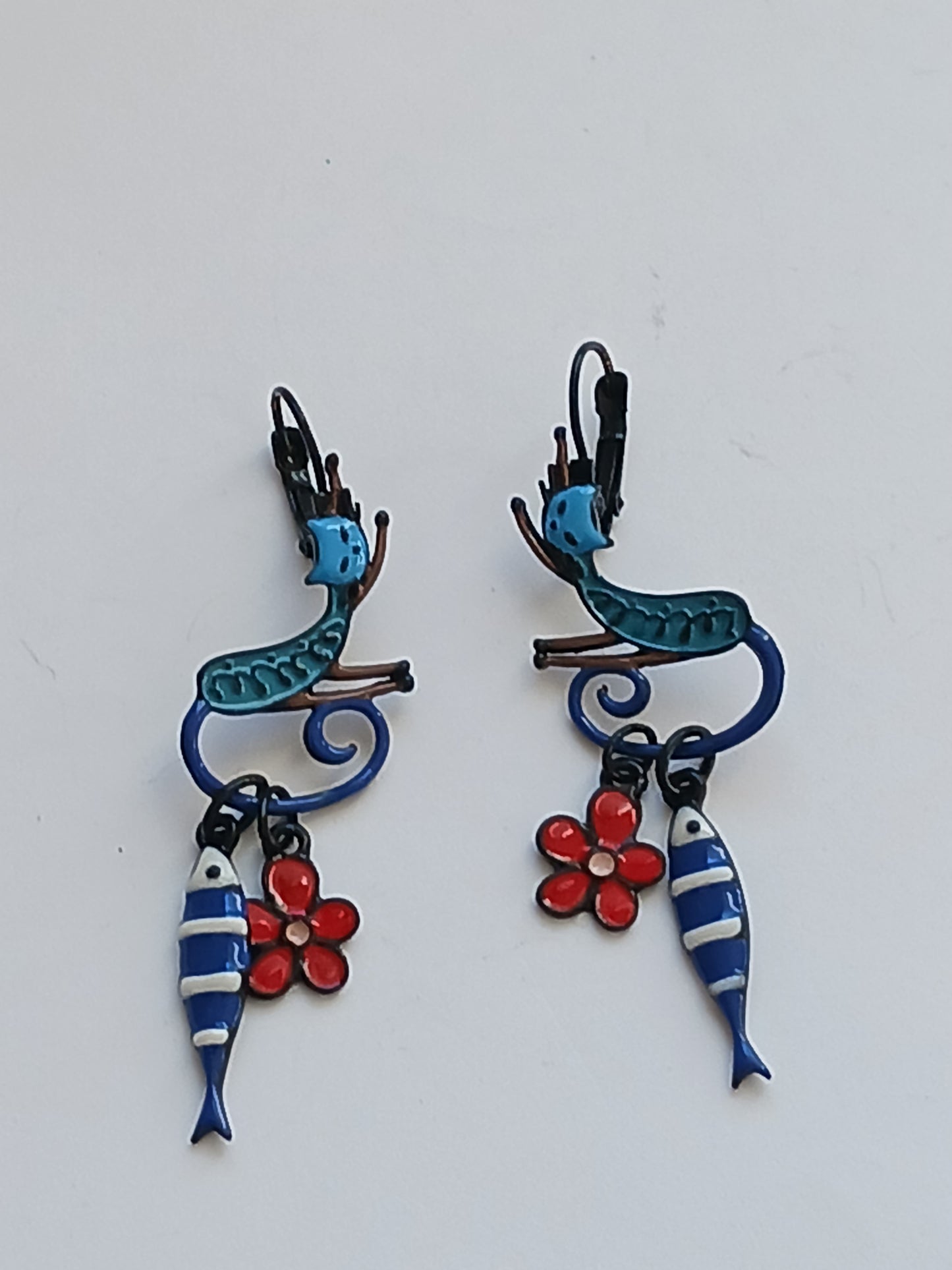 Boucles d'oreilles chat