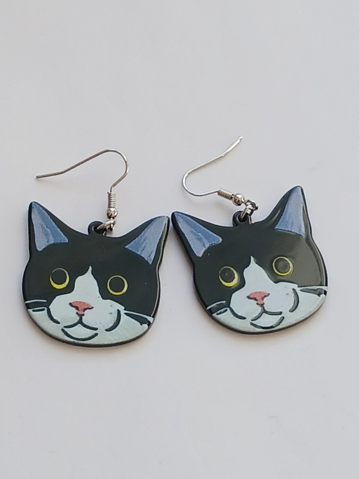 Boucles d'oreilles chat