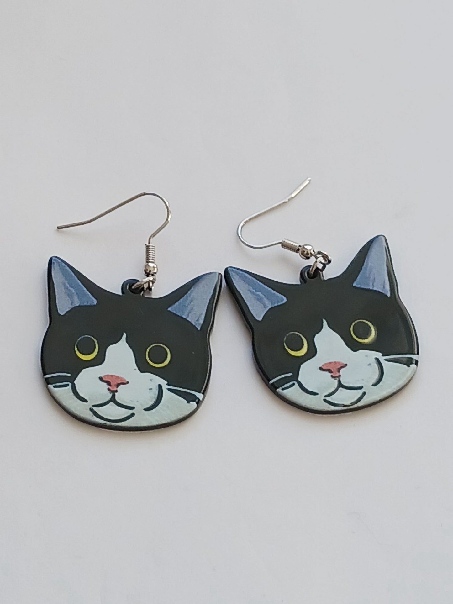 Boucles d'oreilles chat