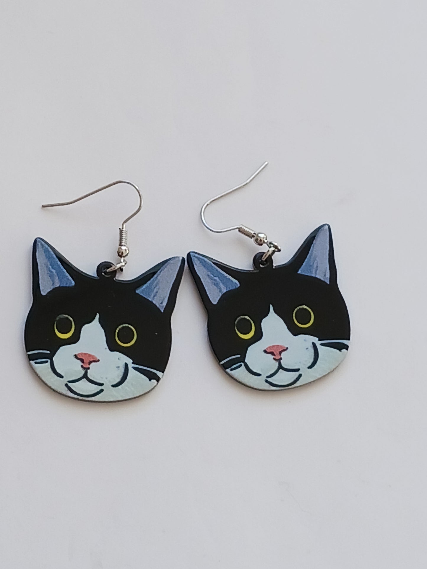 Boucles d'oreilles chat