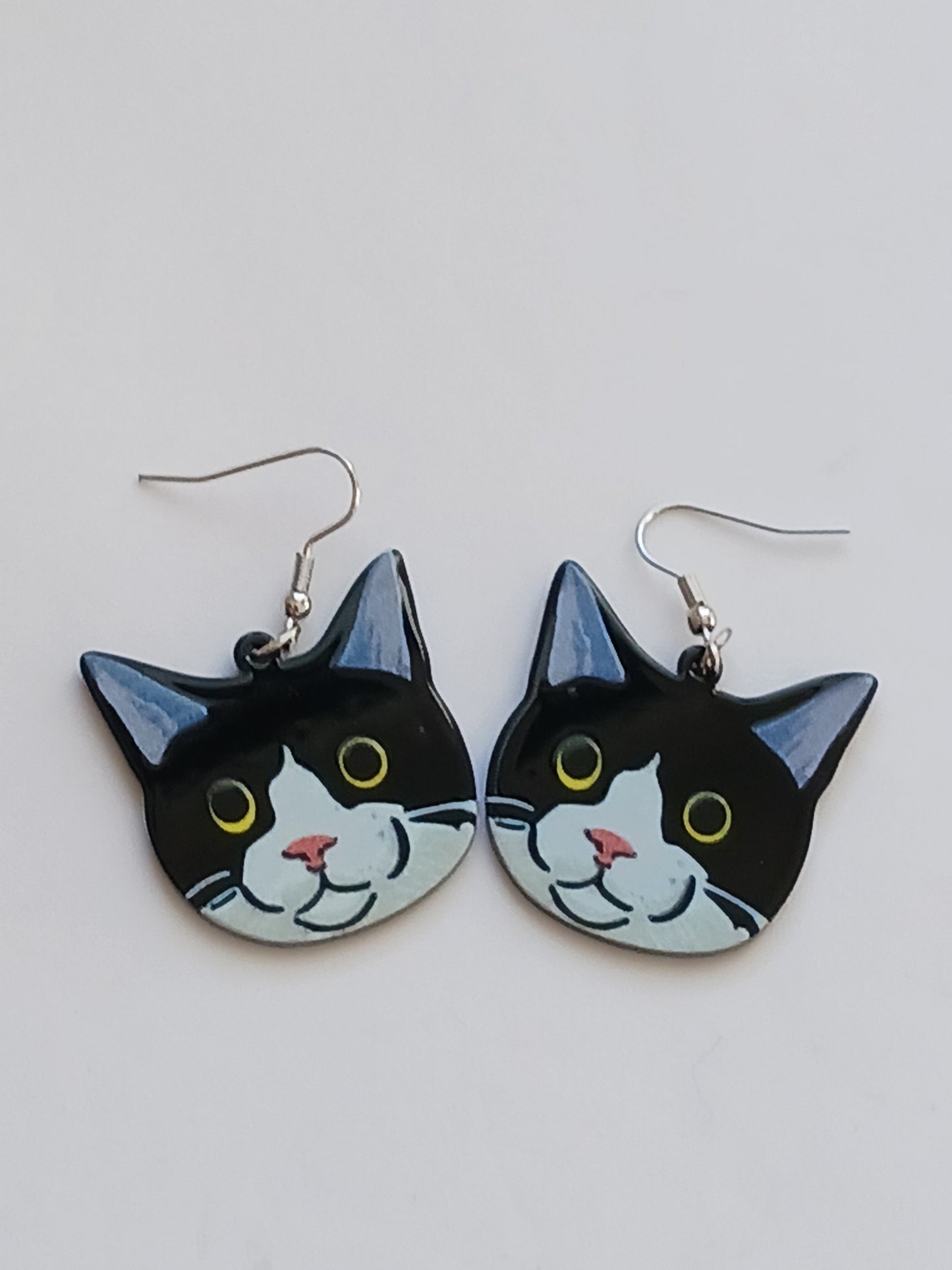 Boucles d'oreilles chat