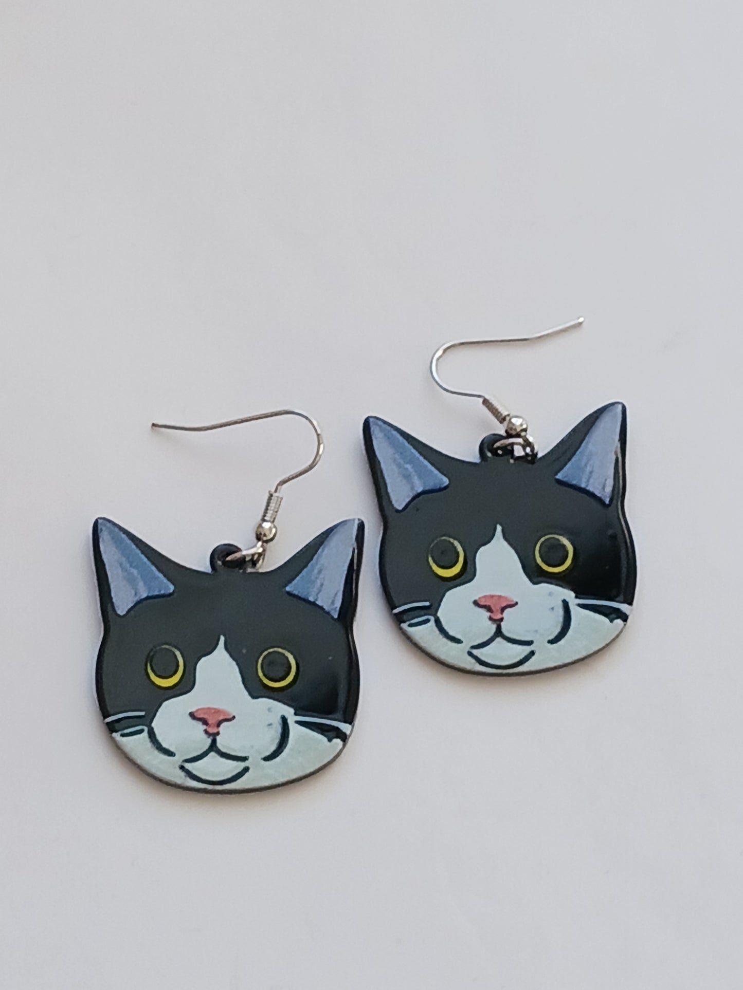 Boucles d'oreilles chat