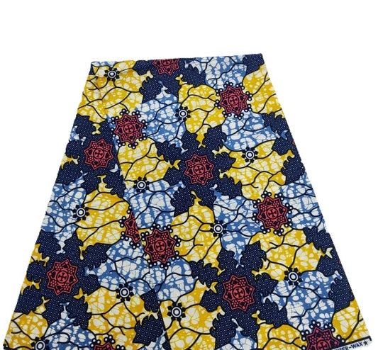 Tissu - Super Wax 100% coton 5.25 mètres (6 yards)