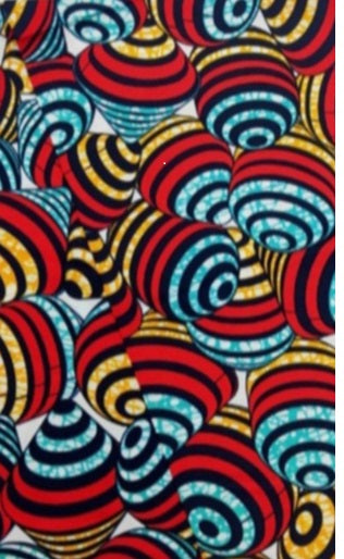 Tissu - Super Wax 100% coton 5.25 mètres (6 yards)