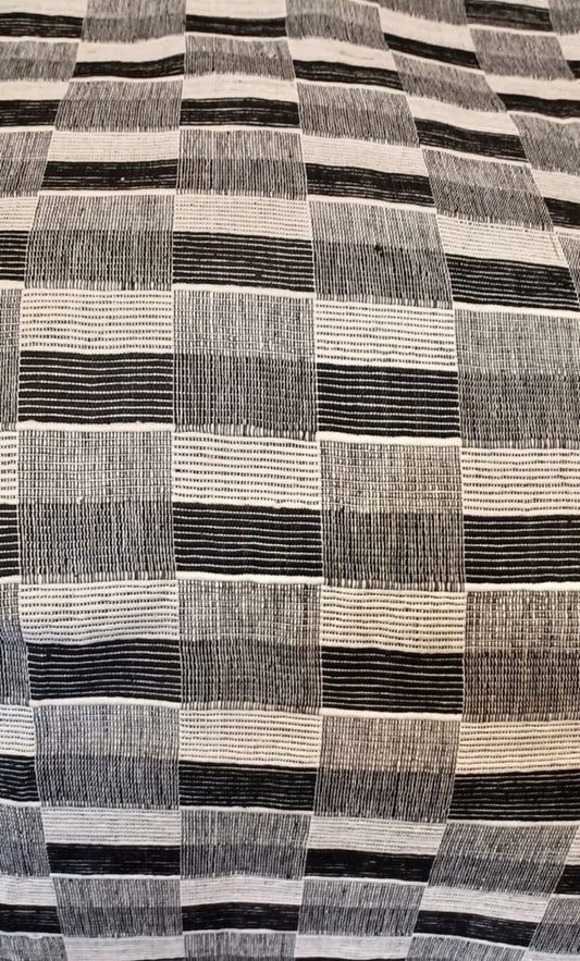 Plaid / Couvre canapé / tissu d'ameublement 100% coton tissé à la main, réversible