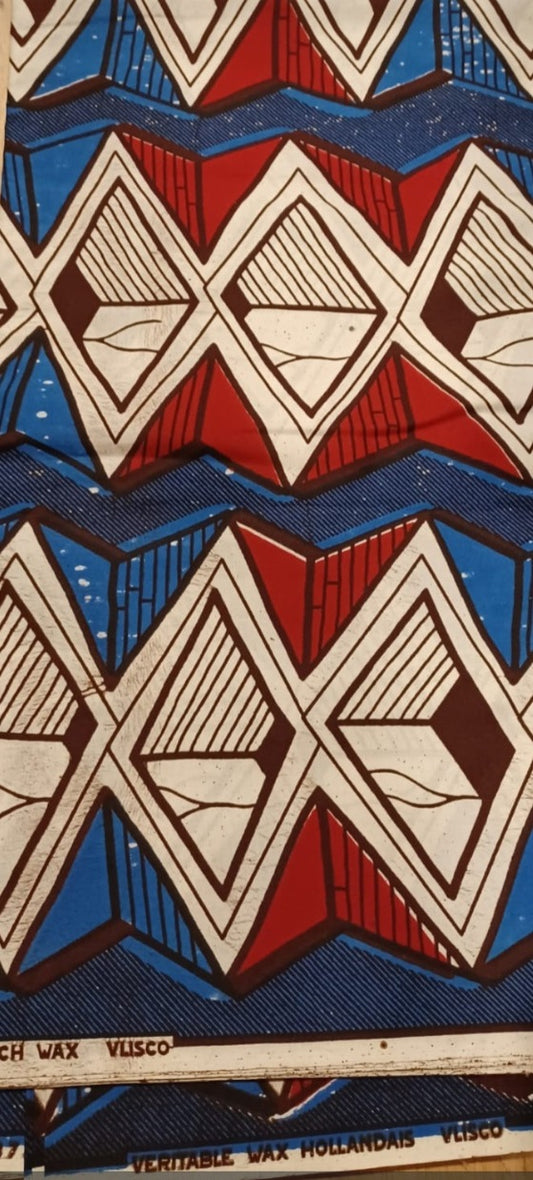 Tissu - Wax Collection 100% coton 5.25 mètres (6 yards)