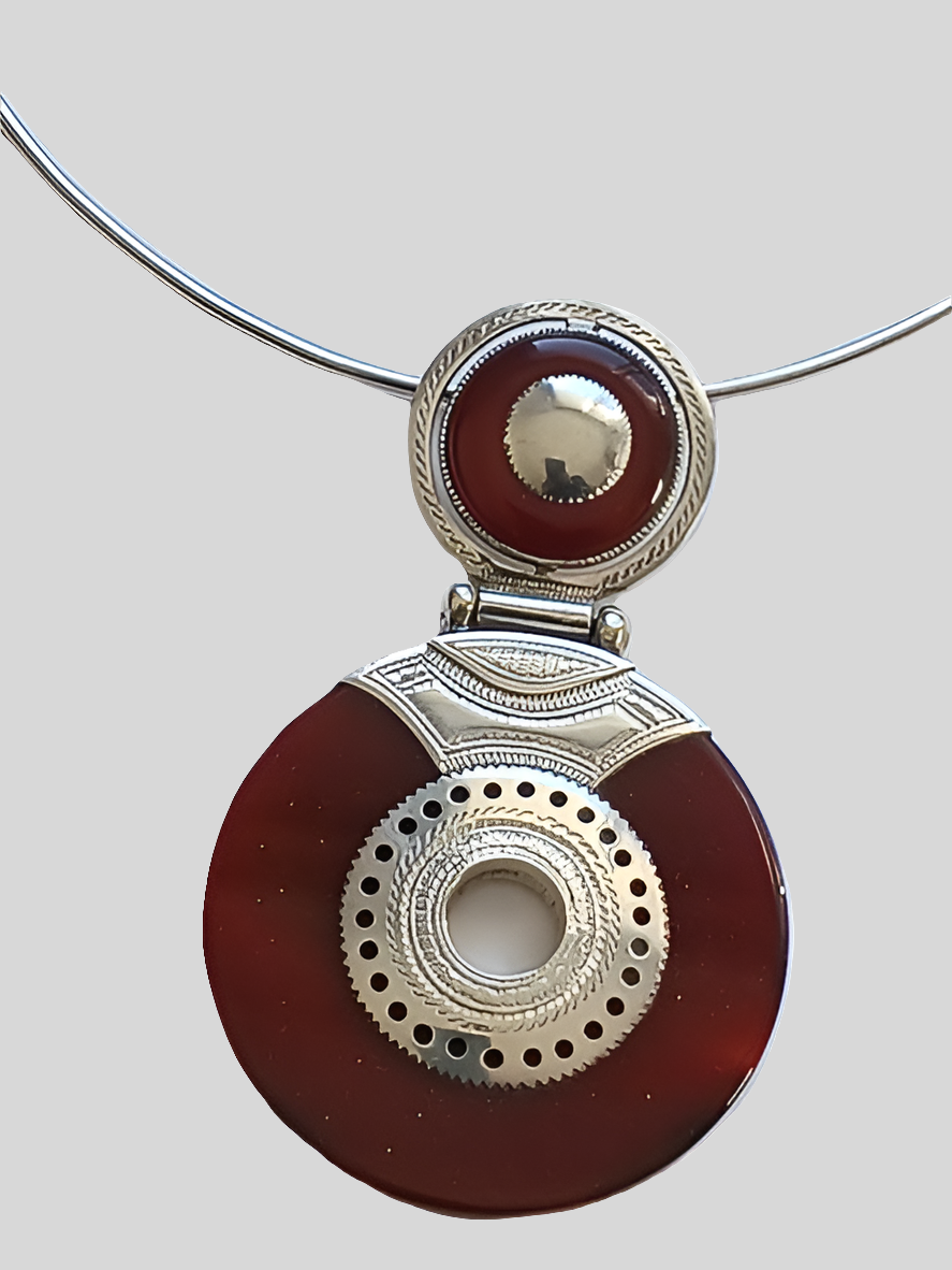 Collier touareg en argent