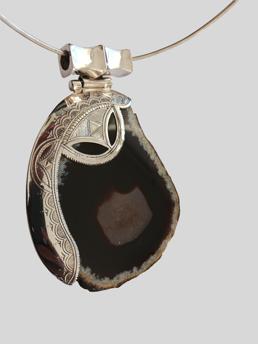 Collier touareg en argent