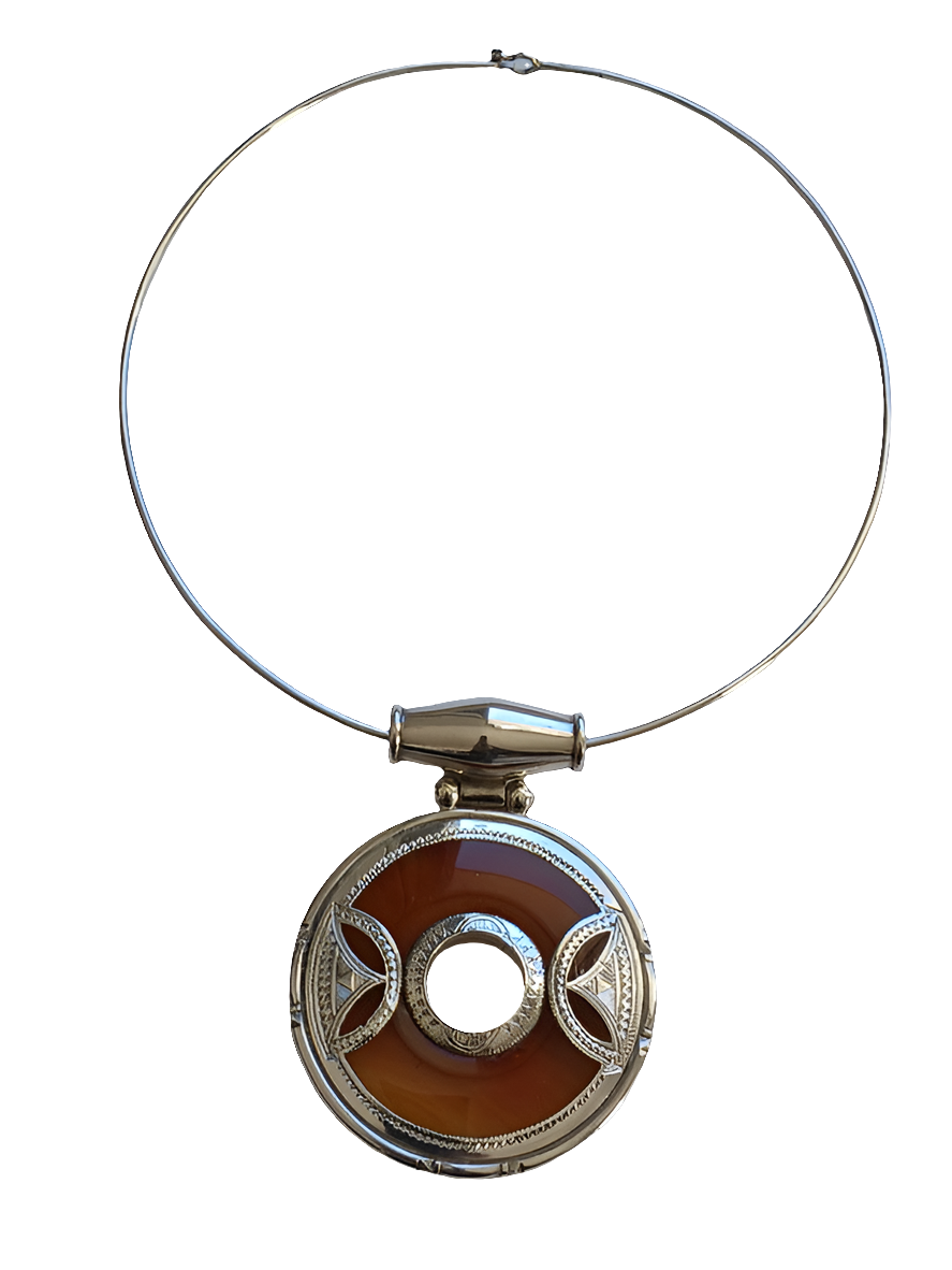 Collier touareg en argent
