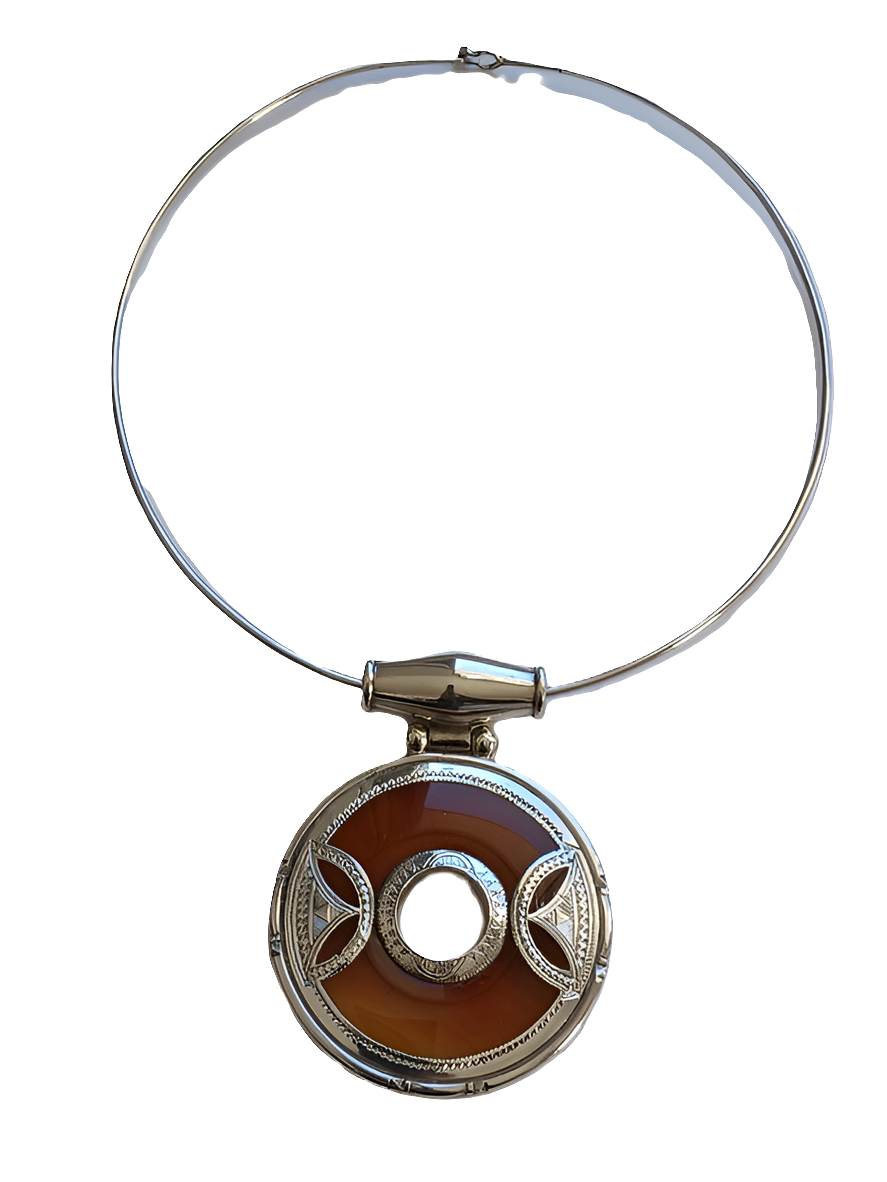Collier touareg en argent