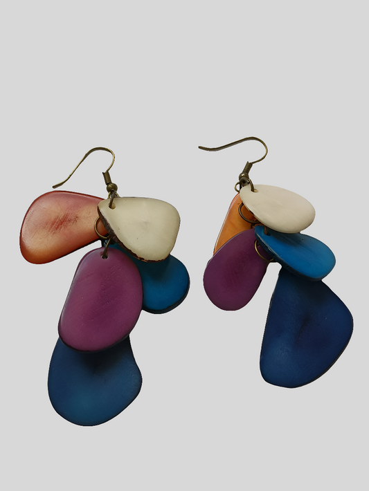 Tagua Seed Earrings