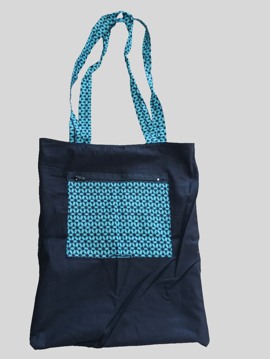 Sac en tissu Tote bag - Doublé avec poche intérieure