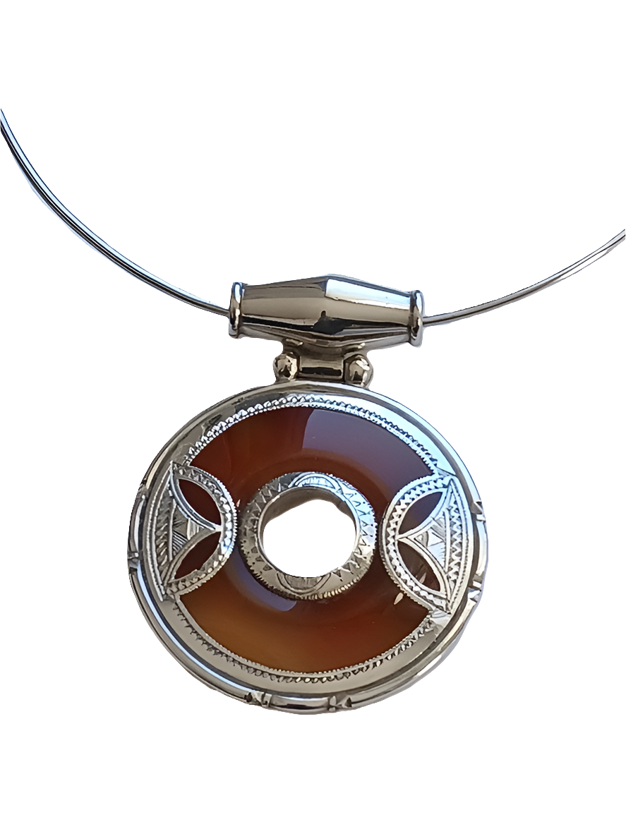 Collier touareg en argent