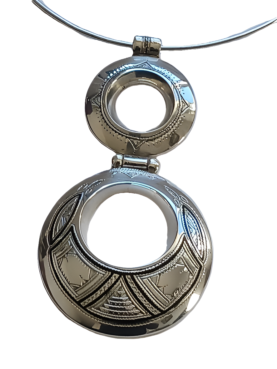 Collier touareg en argent