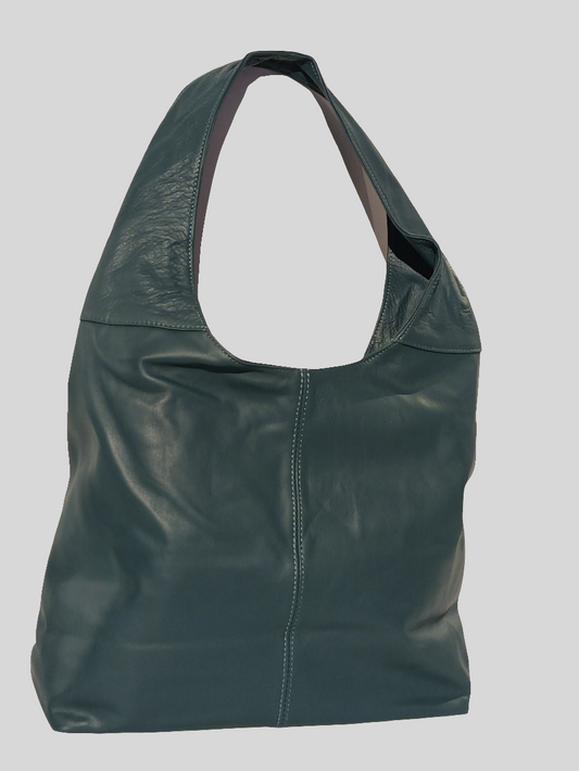 Sac à main en cuir - Indigo