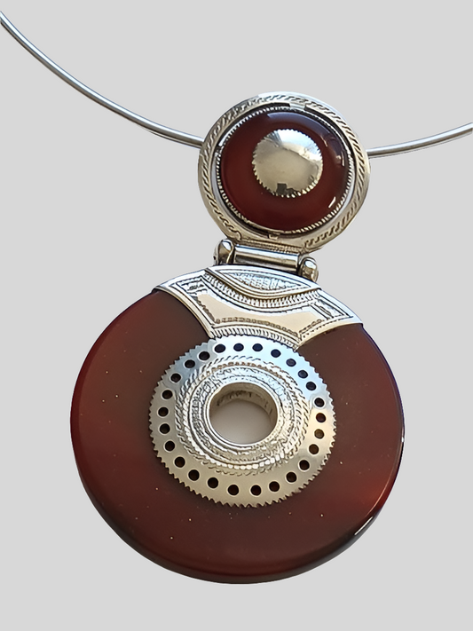 Collier touareg en argent