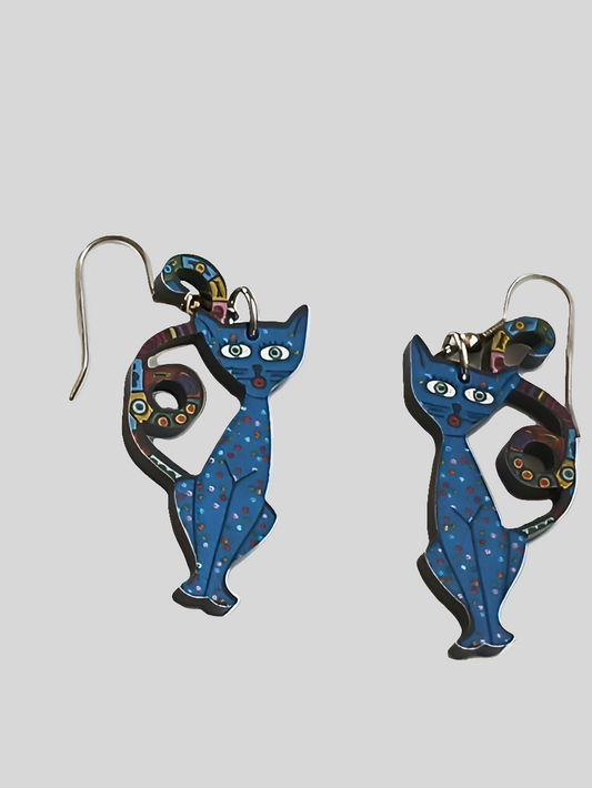 Boucles d'oreilles chat