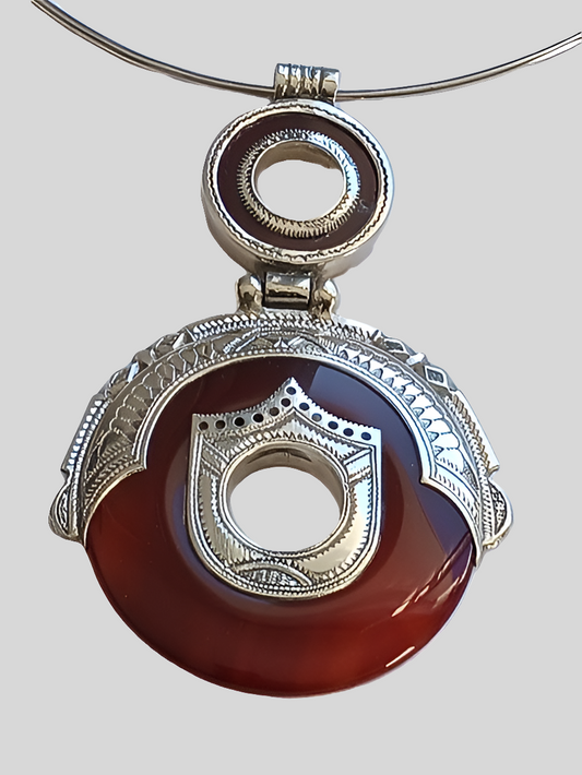 Collier touareg en argent