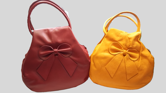 Sac à main en cuir - Chamelle