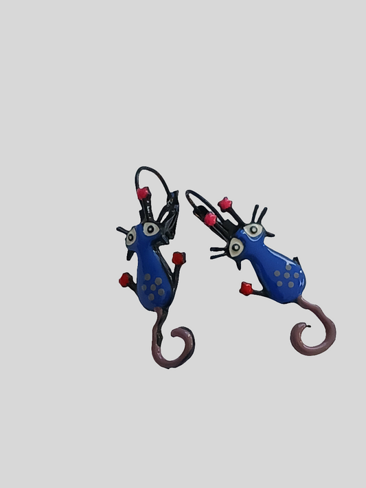 Boucles d'oreilles chat