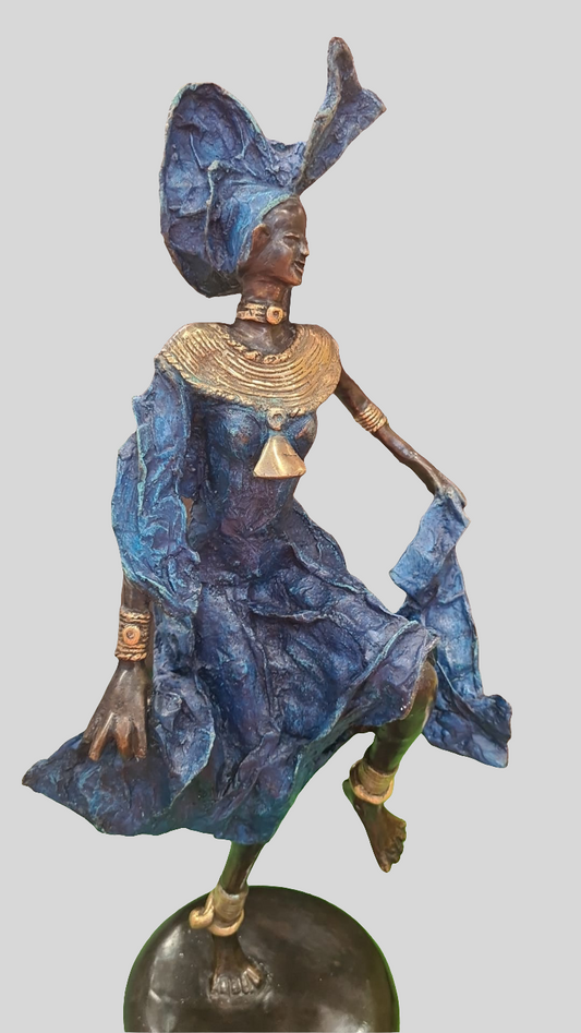 Sculpture en bronze - la danseuse