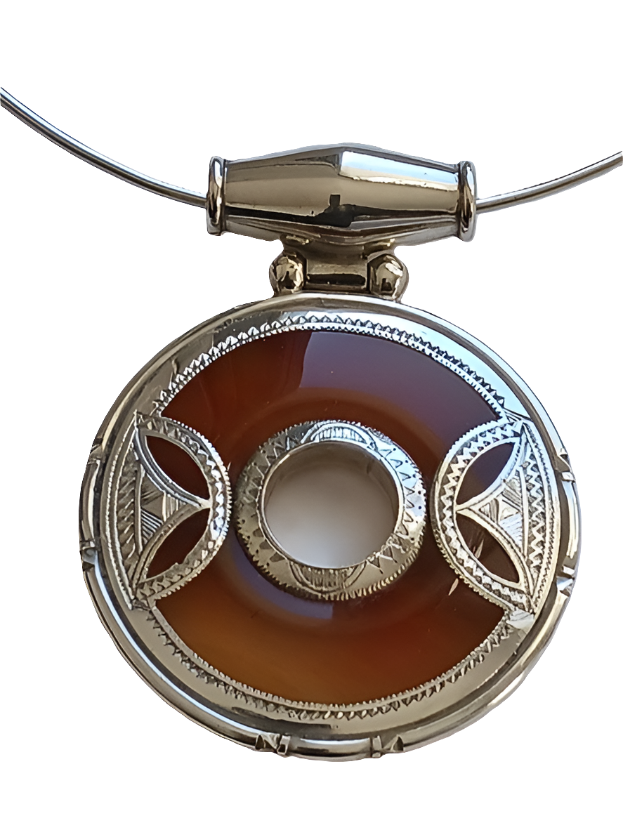 Collier touareg en argent