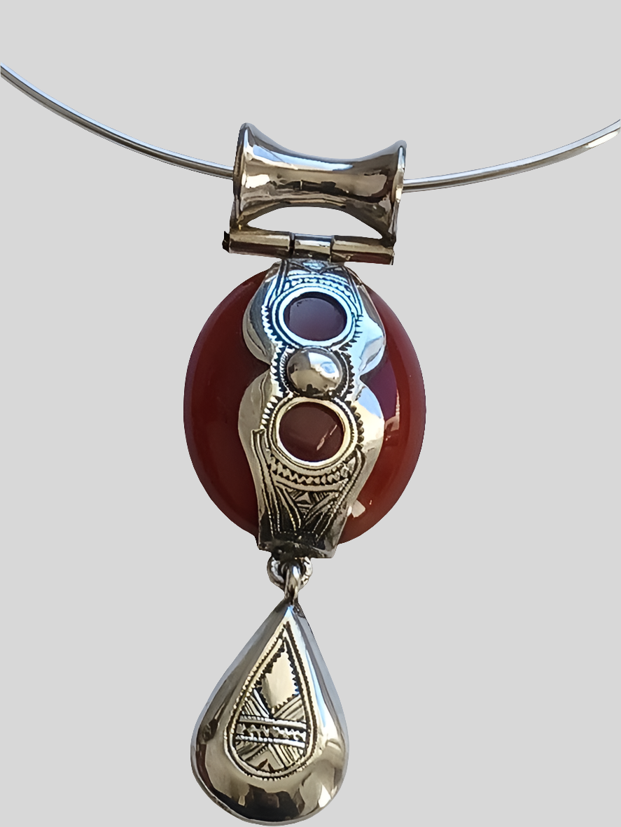 Collier touareg en argent