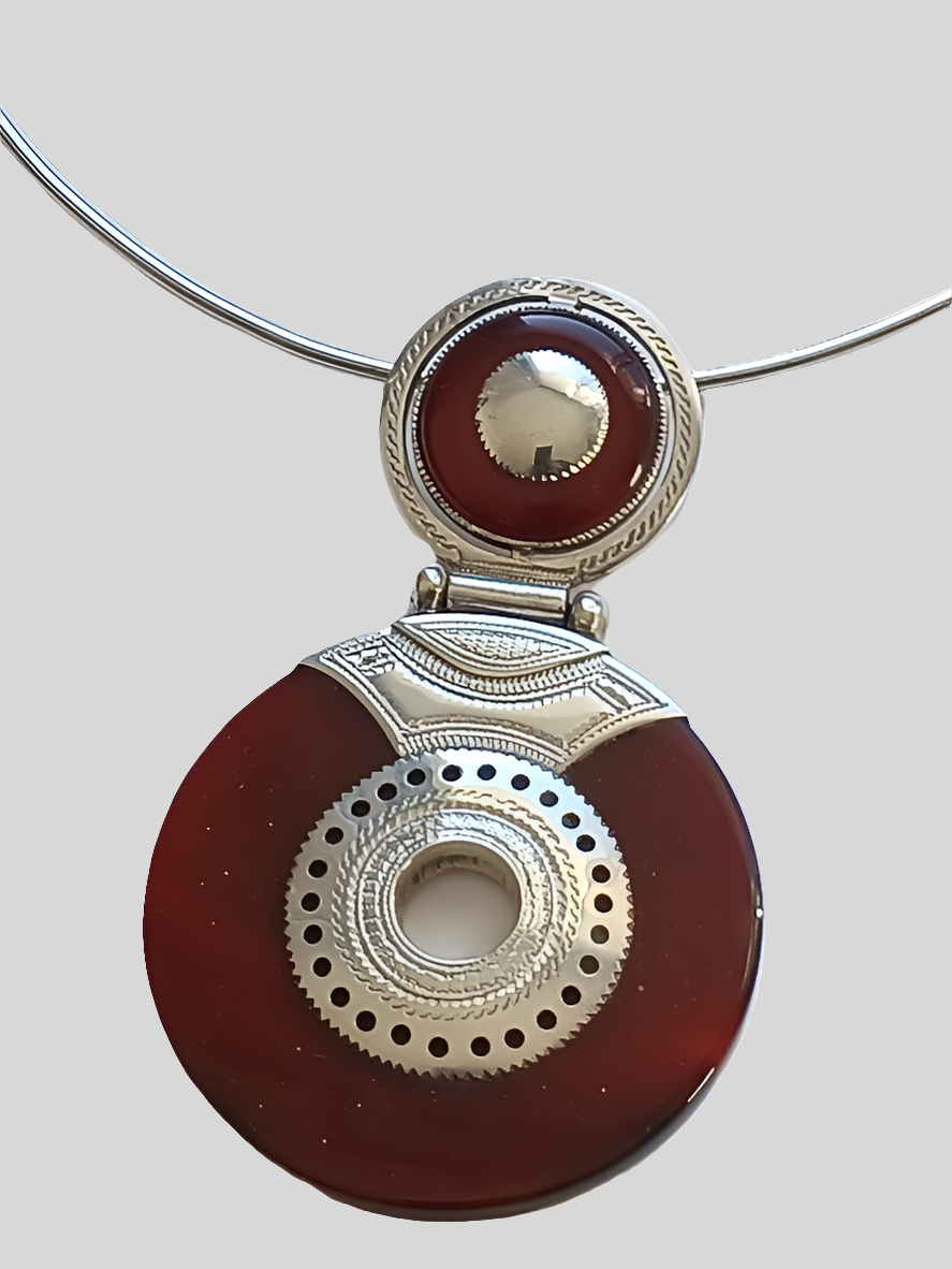 Collier touareg en argent