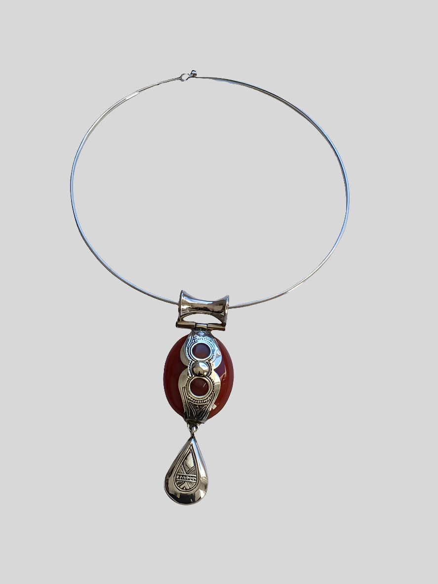 Collier touareg en argent